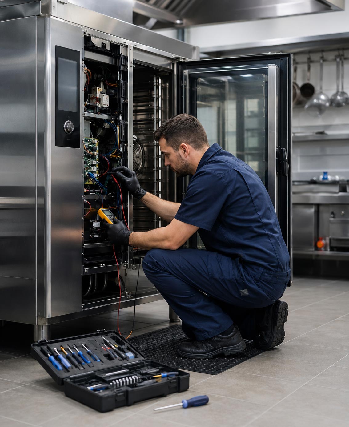 Ремонт на конвектомат - Convotech Варна Ремонт на конвектомат Варна - техник на Convotech отстранява повреда